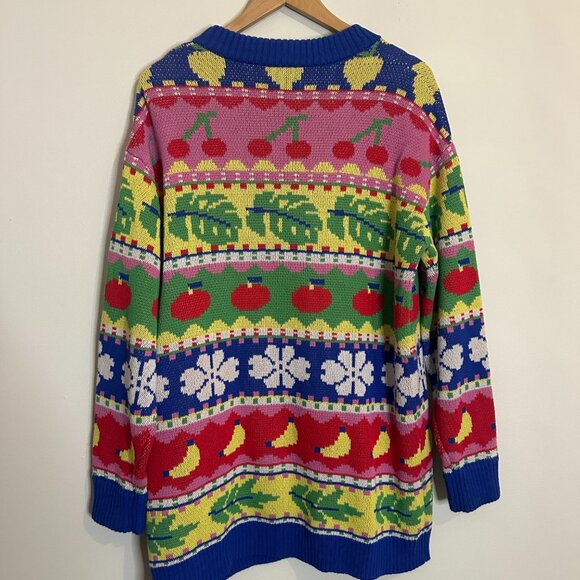 FARM Rio Sweet Orchard Knit Cardigan Sweater Whimsical Bohemian - Small - Picture 7 of 7